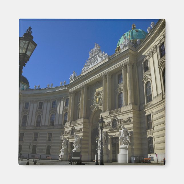 Bibliotek, Hofburg (Imperial Palace) Magnet (Framsidan)