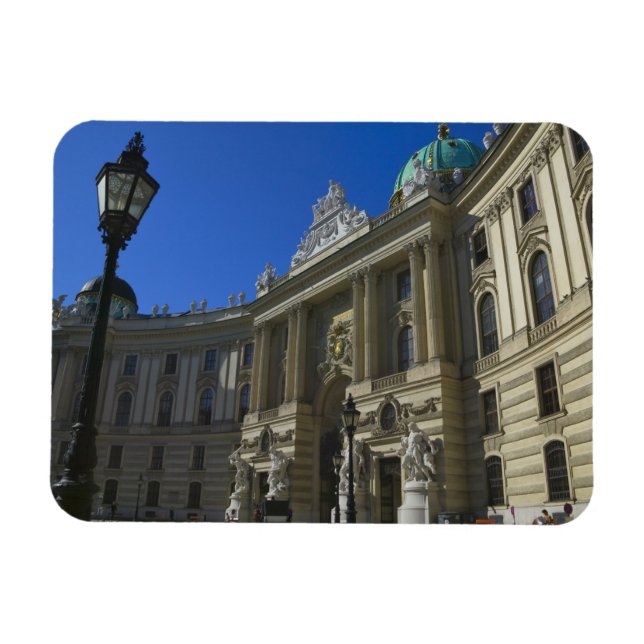Bibliotek, Hofburg (Imperial Palace) Magnet (Horisontell)