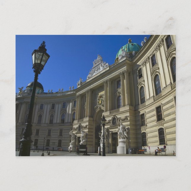 Bibliotek, Hofburg (Imperial Palace) Vykort (Framsida)