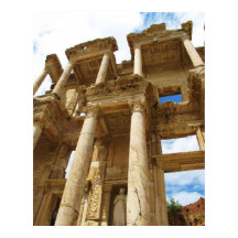 Bibliotek i Celsus i Ephesus POSTER