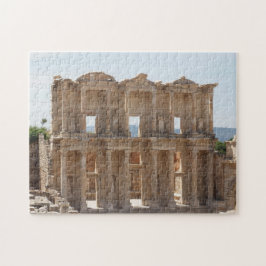 Bibliotek i Celsus i Ephesus, Turkiet Jigszle Puzz Pussel