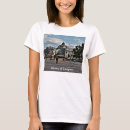Bibliotek i kongressen i Mosaic Mönster Tee Shirt