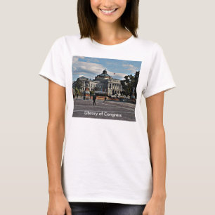 Bibliotek i kongressen i Mosaic Mönster Tee Shirt
