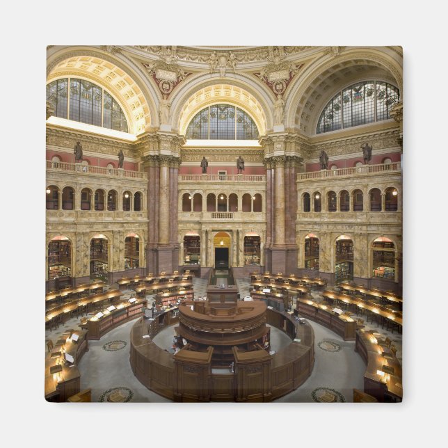 Bibliotek i kongressen magnet (Framsidan)