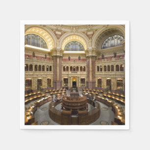 Bibliotek i kongressen pappersservett