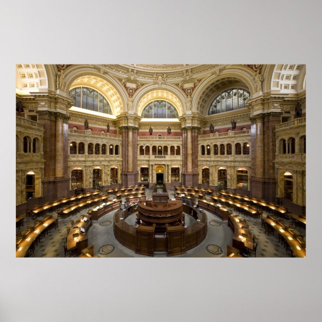 Bibliotek i kongressen poster (Framsidan)