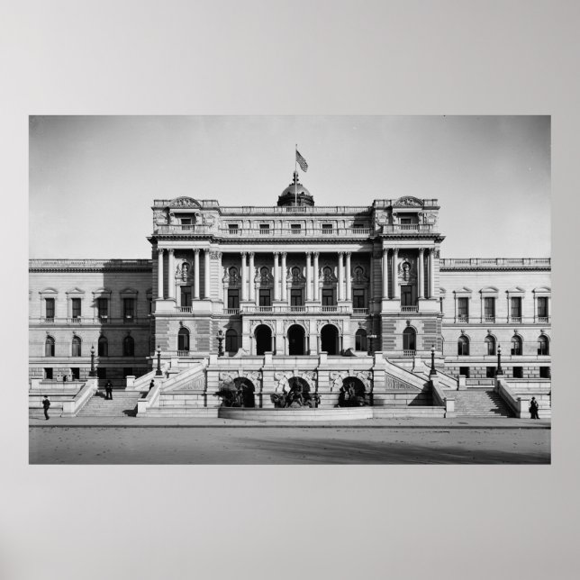 Bibliotek i kongressen poster (Framsidan)