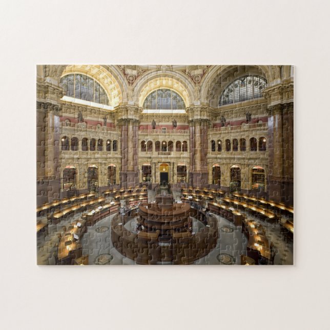 Bibliotek i kongressen pussel (Horisontell)