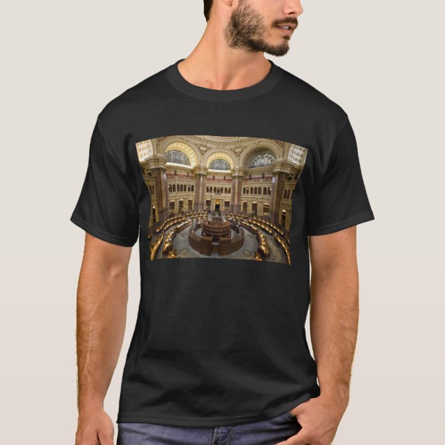Bibliotek i kongressen t shirt (Framsida)