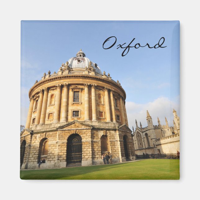 Bibliotek i Oxford, England Magnet (Framsidan)