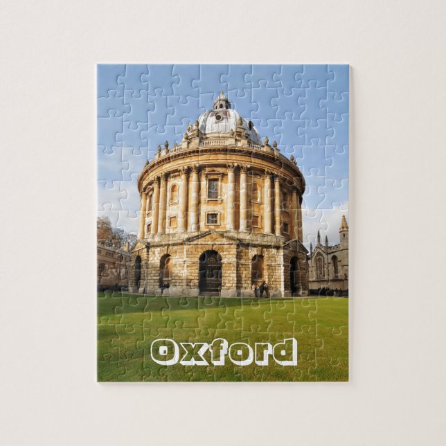 Bibliotek i Oxford, England Pussel (Vertikal)