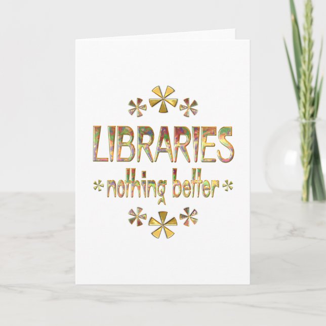 BIBLIOTEK inget bättre Kort (Framsida)