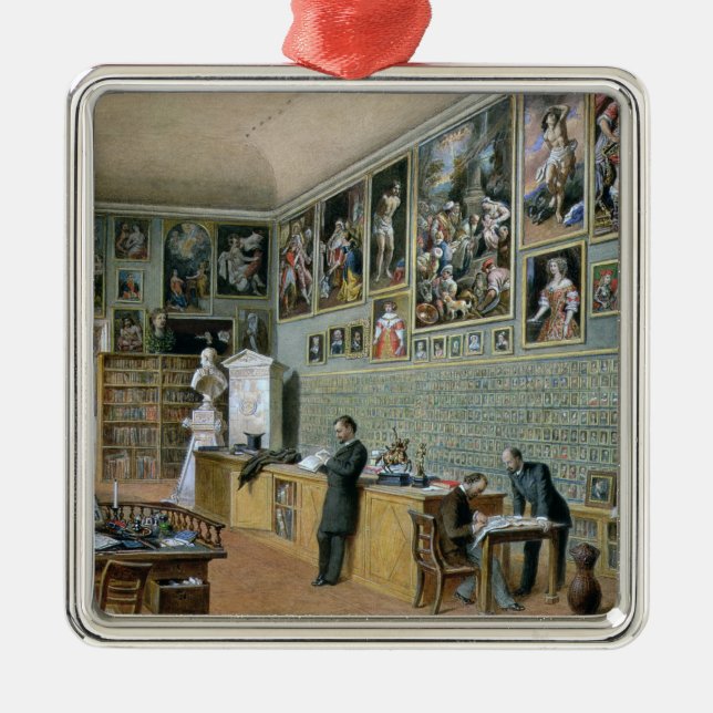 Bibliotek Julgransprydnad Metall (Framsidan)