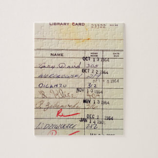 Bibliotek-kort 23322 pussel