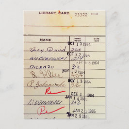 Bibliotek-kort 23322 vykort