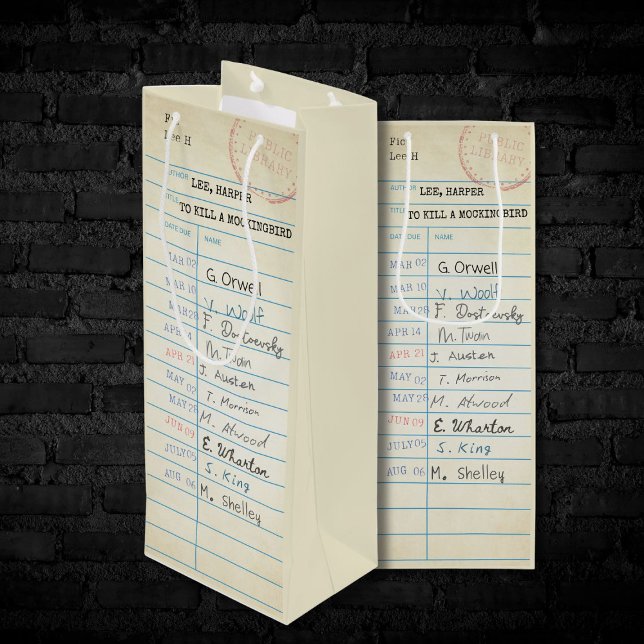 Bibliotek-kort för vintage (Skapare uppladdad)