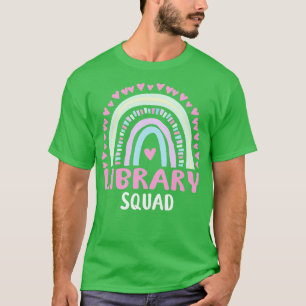 Bibliotek-kvadratens Party matchande kvinnors upps T Shirt
