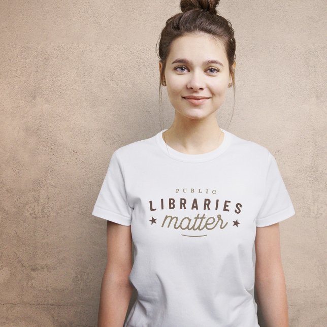Bibliotek Mattersupport T Shirt (Skapare uppladdad)