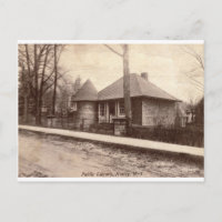 Bibliotek, Nutley, NJ 1913 Gammalt