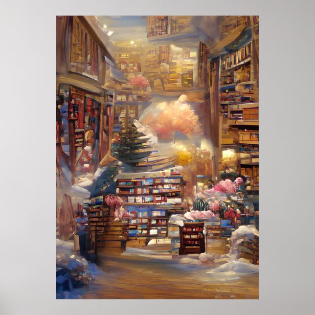 Bibliotek 📚 poster (Framsidan)
