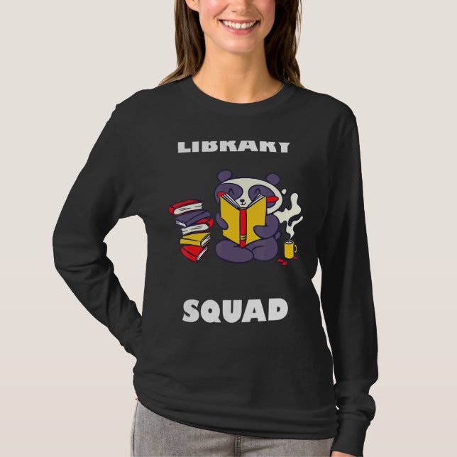Bibliotek-ruta 3 t shirt (Framsida)