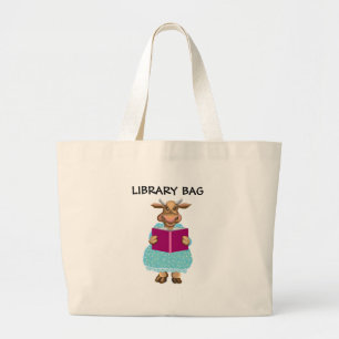 Bibliotek säck jumbo tygkasse