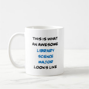 bibliotek science major, fantastisk kaffemugg
