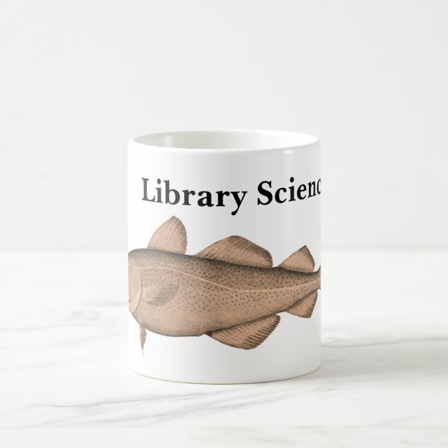 Bibliotek Sciencer med torskmuggen Kaffemugg (Center)