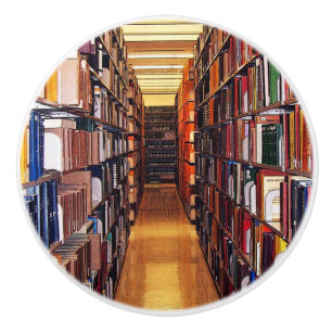 Bibliotek Shelves Ceramic Knob Knopp