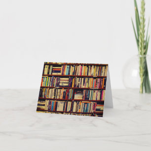 Bibliotek Shelves Kort