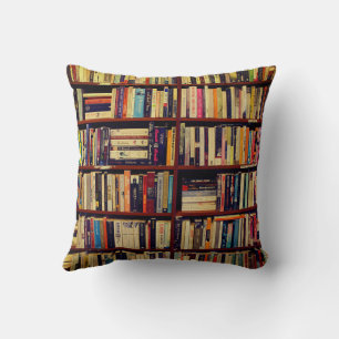 Bibliotek Shelves Kudde