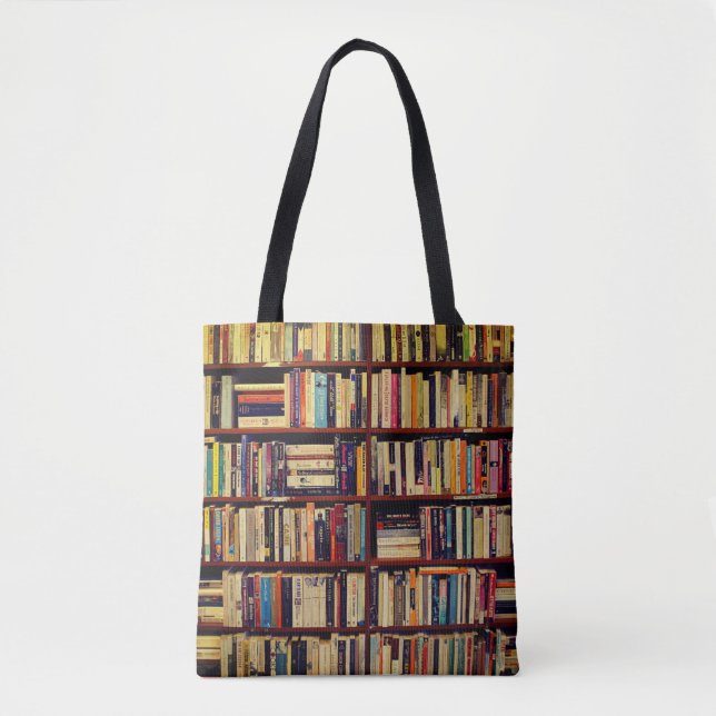 Bibliotek Shelves Tygkasse (Framsida)