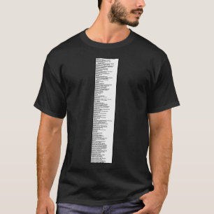 Bibliotek Sign Dewey Decimal System by Tens White T Shirt