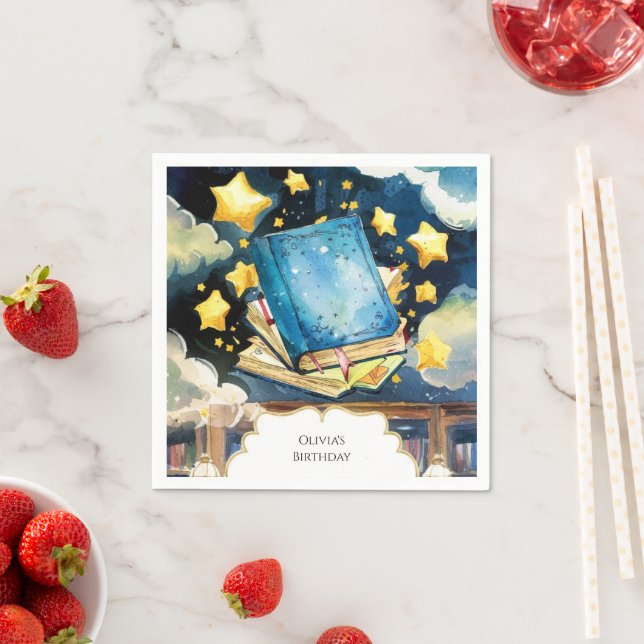 Bibliotek Simple Magic Storybook Birthday Pappersservett (Insitu)