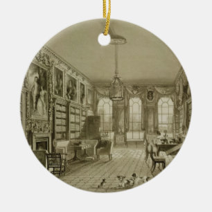 Bibliotek som vardagsrum, Cassiobury parkerar, Julgransprydnad Keramik