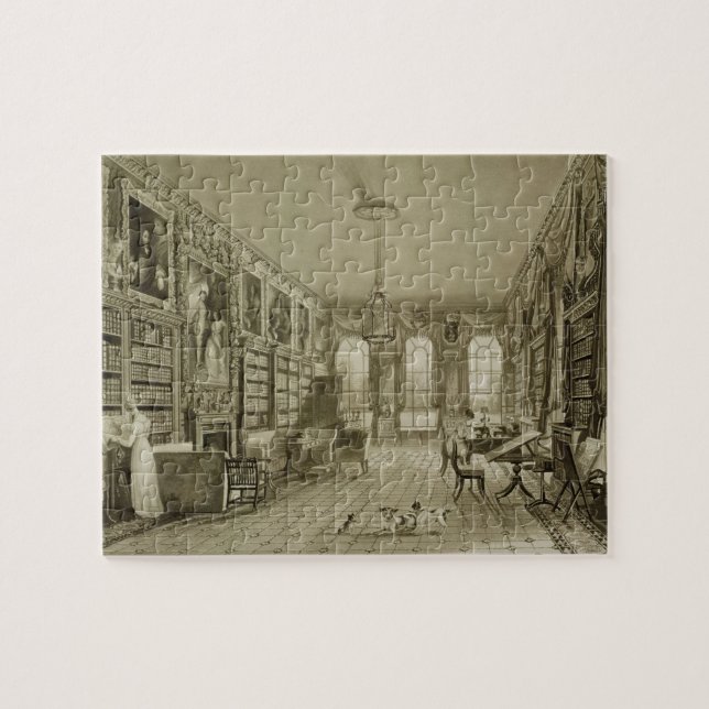Bibliotek som vardagsrum, Cassiobury parkerar, Pussel (Horisontell)