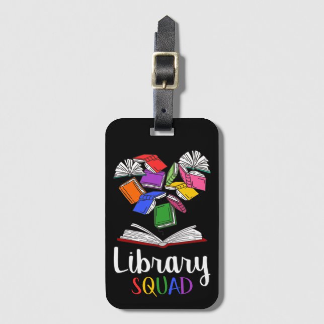 Bibliotek Squad I Bagagebricka (Framsida vertikal)