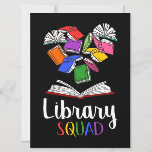 Bibliotek Squad I Inbjudningar