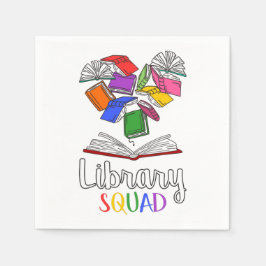 Bibliotek Squad I Pappersservett