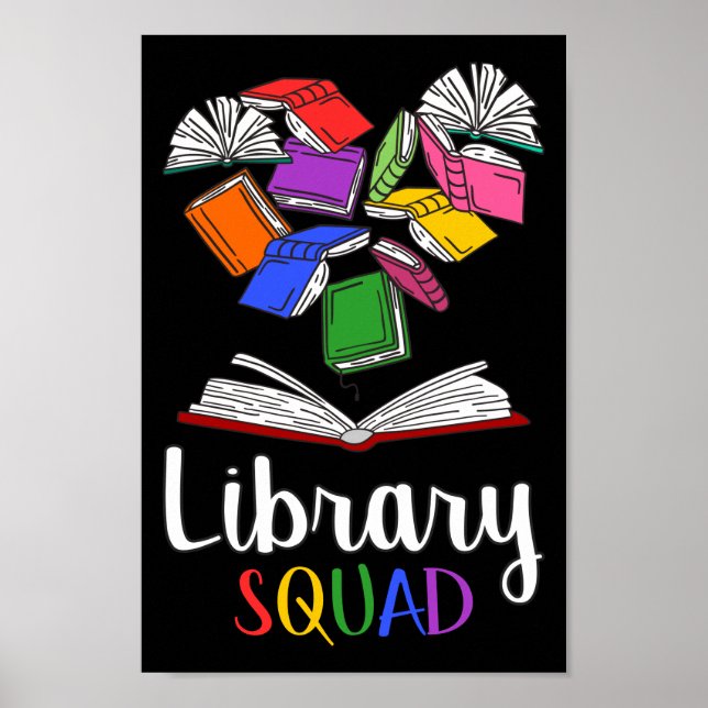 Bibliotek Squad I Poster (Framsidan)