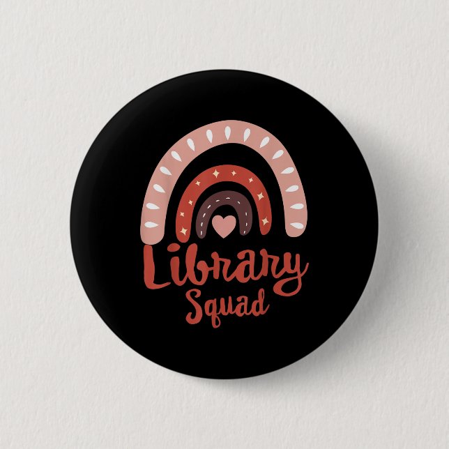Bibliotek Squad School Squad Librarian Bookworm Bo Knapp (Framsida)