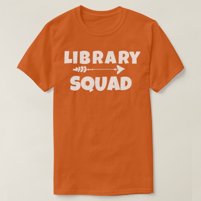 Bibliotek Squad T Shirt (Design framsida)