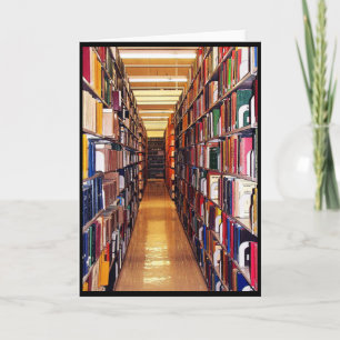 Bibliotek-staplar Kort