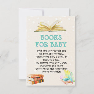 Bibliotek temat bok för baby-kortet OSA kort