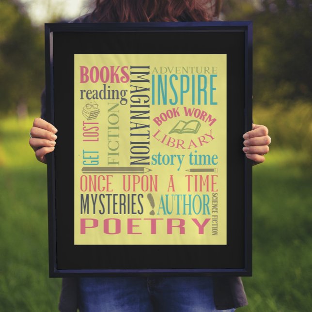 Bibliotek Tunnelbanan Art Poster (Skapare uppladdad)