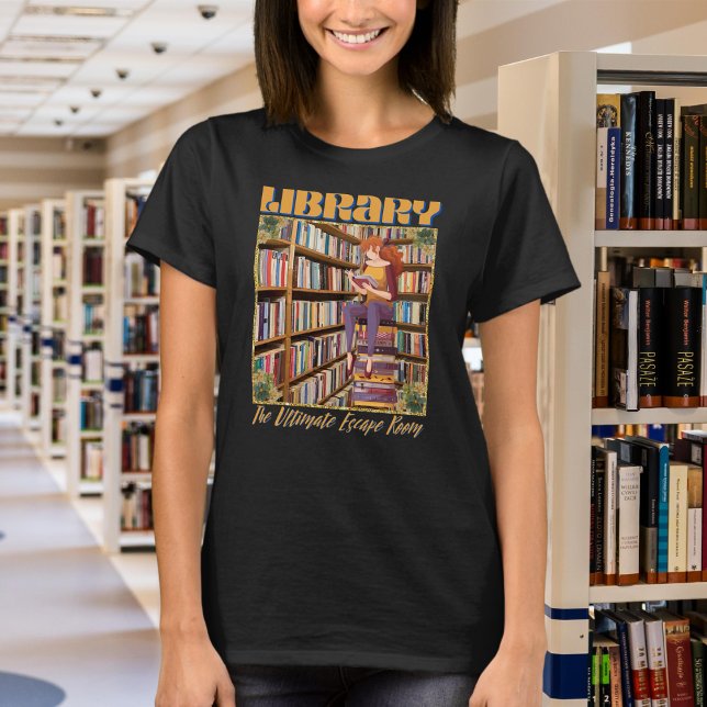 Bibliotek Ultimate Escape Room T-Shirt (Skapare uppladdad)