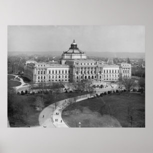 Bibliotek vid kongressen poster