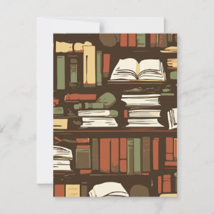 bibliotek vykort