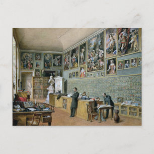 Bibliotek Vykort