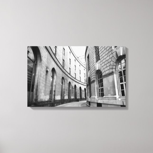 Bibliotek Walks, Manchester Canvastryck (Framsida)